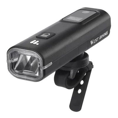 WEST BIKING YP0701457 Intelligent Light Sensing Bike Front Lamp 400 Lumens Bicycle Headlight ( with Digital Display )