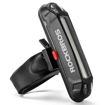 ROCKBROS Mountain Bike USB Rechargeable Tail Light Super Bright Waterproof Safety Warning Lamp - Red+Green+Blue