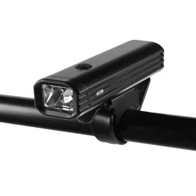 210-1 400 Lumens Bike Front Handlebar Light USB Rechargeable Aluminum Alloy Flashlight for Night Cycling