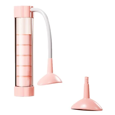 Breathing Dumbbell Trainer Adjustable Resistance Breathing Exercise Device - Pink