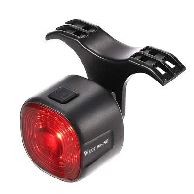 WEST BIKING WT09 6 Modes Bike Tail Light IP66 Waterproof Bicycle Warning Lamp for Road Mountain Cycling - Standard Edition