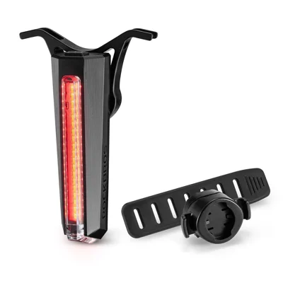 ROCKBROS RB02 Fahrradrücklicht Intelligente Sensor-Bremsleuchte IPX5 wasserdicht mit Type-C-Ladeanschluss für Mountainbike- und Straßenradfahren – Buntes Wassertropfen-Design
