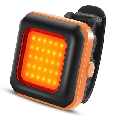 WEST BIKING YP0701418 Bike Cycling LED Light Road MTB Bicycle Safety Lamp - Orange Tail Light / Red Light