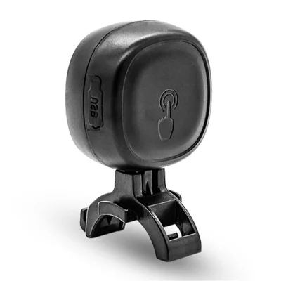 LEADBIKE LD69 Adjustable Volume Waterproof Bicycle Touch Electric Horn - Black / without Warning Light