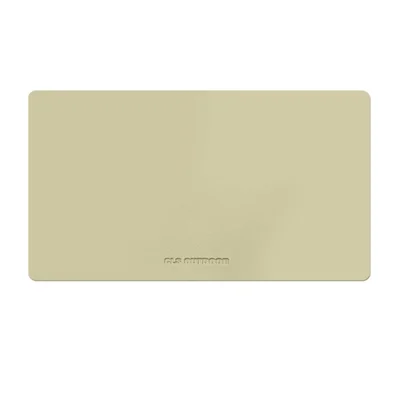 CLS 56x33cm Outdoor Camping Folding Table PU Leather Mat Anti-fouling Picnic Tablecloth - Beige