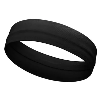 AOLIKES TD-2110 Non-Slip Heat-Dissipated Elastic Outdoor Sport Headbands Indoor Workouts Hair Headbands Sweatbands - Black