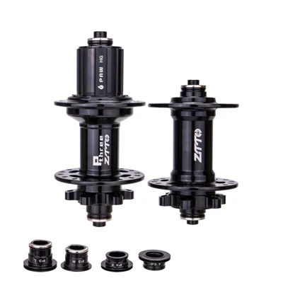 ZTTO P3 1 Pair MTB Bicycle 8-11 Speed 32H 6 Pawls Aluminum Alloy Disc Brake Hub - Black HG