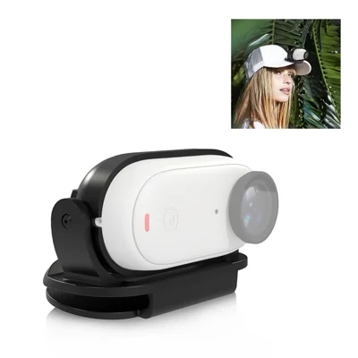 PULUZ PU869B For Insta360 GO 3 / 3S Thumb Camera Magnetic Protective Frame Anti-Shake Cap Clip