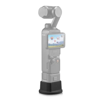 PULUZ PU893B For DJI Osmo Pocket 3 Base Silicone Anti-Slip Desktop Stand Camera Body Handle Mount