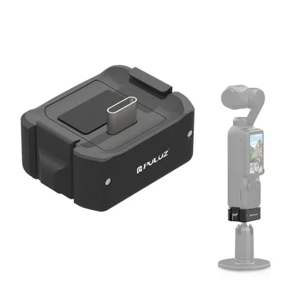 PULUZ PU897B For DJI Osmo Pocket 3 Charging Dock Adapter Base Aluminum Alloy Desktop Stand