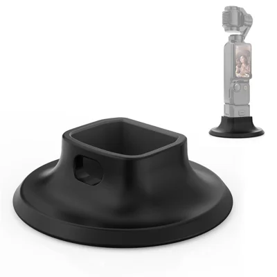 PULUZ PU754B For DJI Osmo Pocket 3 Camera Silicone Base Adhesive Mount Desktop Stand