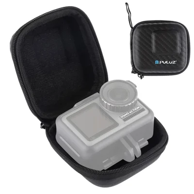 PULUZ PU349 For DJI OSMO Action  /  GoPro  /  Xiaomi  /  Yi Mini Storage Bag Carbon Fiber EVA Organizer