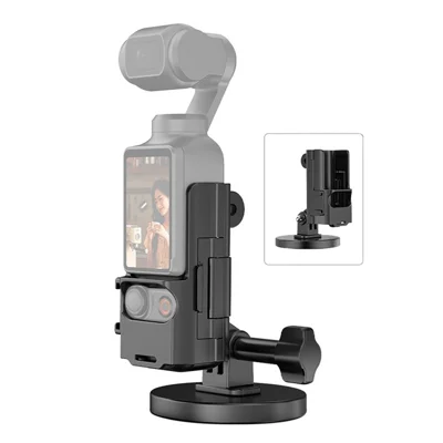 PULUZ PU724B For DJI Osmo Pocket 3 Magnetic Mount Base Universal Angle Adjustment