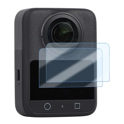 SUNNYLIFE OS-BHM024 2Pcs for DJI Osmo 360 Camera Screen Protector 9H Anti Scratch HD Tempered Glass Film