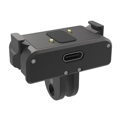 Magnetischer Schnellverschluss-Adapter mit USB-C-Ladeanschluss für DJI Osmo 360 / Action 5 / 4 / 3 Kamera