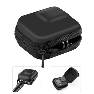 TELESIN AT1105 Half-open Zipper Storage Box Mini EVA Action Camera Container for GoPro Hero9 Black Camera Accessories