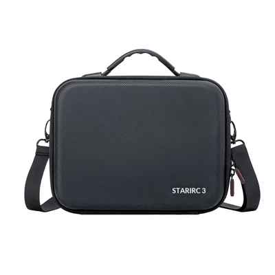 STARTRC pour DJI Osmo Action 6 Étui de transport en cuir PU Sac de rangement portable bandoulière - Noir