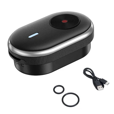 Télécommande STARTRC Mini compatible Bluetooth pour caméra sportive, contrôleur sans fil portable - Noir