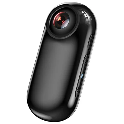 M25 Thumb Sports Camera Pet Collar Recorder 4K HD Action Camera Wide Angle No Memory Card - Black
