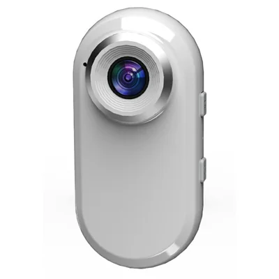 LA10 Thumb Action Camera HD 1080P Portable Outdoor Recorder Anti Shake Back Clip Sports Camera No Memory Card - White