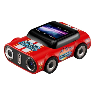 G5 AUTO Mini Thumb Camera 1080P HD Recording Student Wearable Keychain Car-Shaped Camera No Memory Card - Red