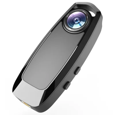 M28 4K Ultra HD Pet VLOG Logger Clip-On Wearable Kamera First Person View Optager - Sort