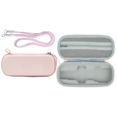 PU Protective Carrying Case for Insta360 Luna Ultra Handheld Gimbal Camera Storage Bag with Shoulder Strap - Pink