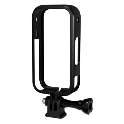 For Insta360 X6 Plastic Protective Frame Shockproof Drop Resistant 1 / 4" Adapter Camera Cover - Black