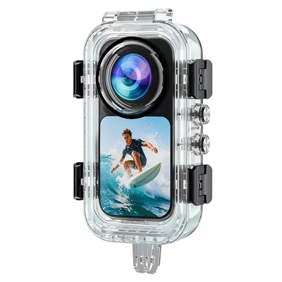 Прозрачный водонепроницаемый корпус для Insta360 X6, защитный корпус с сферическим объективом, глубина погружения до 60 м