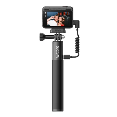 SJCAM SJ30 8K+6K Dual Lens Action Camera Touch Screen Anti Shake Waterproof Action Cam mit Akkugriff - Schwarz