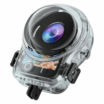 Wasserdichtes Gehäuse für DJI Osmo 360 / Osmo 360 II 60 m wasserdichtes, unsichtbares Unterwasser-PC-Anti-Beschlag-Panorama-Kameragehäuse