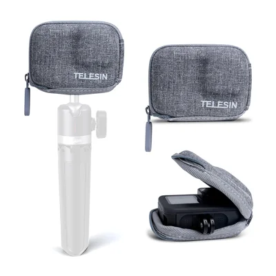 TELESIN GP-CPB-902 Tragbare Kamera-Aufbewahrungstasche mit Reißverschluss, Transportetui für GoPro Hero 9 / 10 / 11