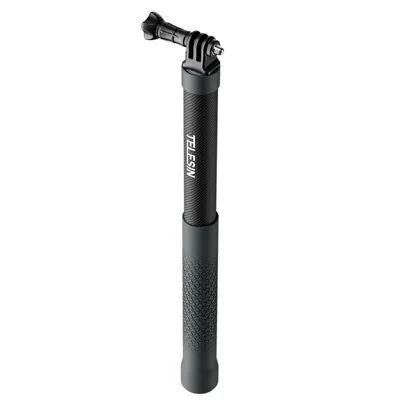 Telesin GP-MNP-002 1,2m Fibra de Carbono Selfie Extendable Selfie Stick Selfie Polo Compatível Para Câmeras GoPro Insta360