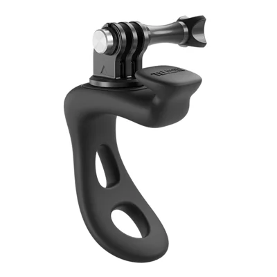TELESIN TLQ-001 Silicone Strap Mount Flexible Wrap Band for GoPro Action Camera Bike Motorcycle Handlebar Holder - Black
