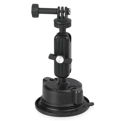 K01 Free Rotation Action Camera Shooting Bracket Car Suction Cup Mount Camera Support Stand