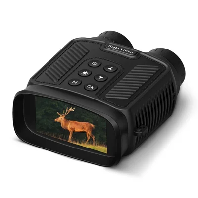 DT59 HD Video Binocular Night Vision Goggles Hunting Camera Support 128GB Memory Card Storage - Black