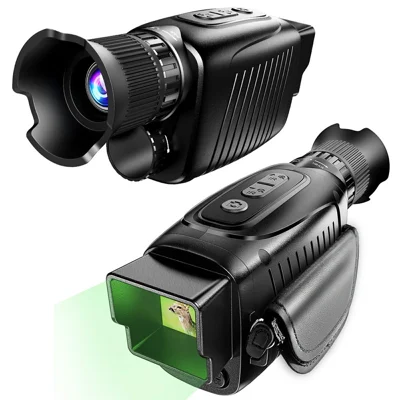 YS02 Handheld Digital Night Vision Monocular 8X Zoom Hunting Telescope with 1.5 Inch IPS Screen