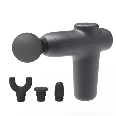 JM05S Pistolet de massage de fascia de poche Ultra-portable Mini Masseur musculaire Masseur électrique dorsal réglable 5 vitesses - Noir