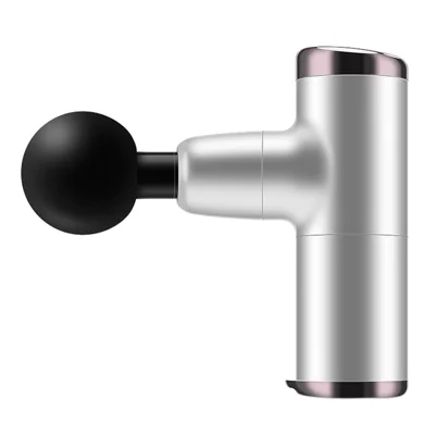 Outil de massage portable SK-328 Massage Gun Muscle Relaxing Massager avec batterie intégrée de 2000 mAh - Argent
