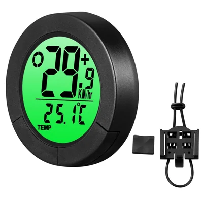 B50-BC23 Fahrradtachometer mit Temperaturmessung, wasserdicht, 1,57 Zoll Fahrradcodezähler (Standardhalterungsversion)