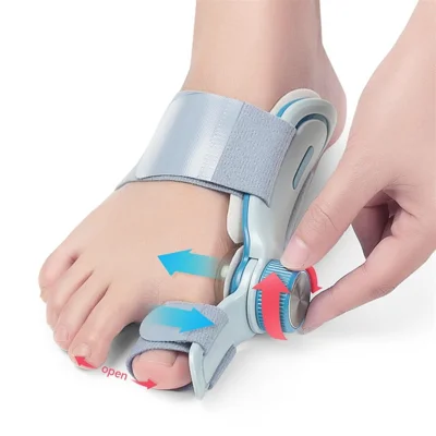 TECHLOVE MXHQB Big Toe Valgus Corrector Knob Adjustable Overlapping Toe Separator