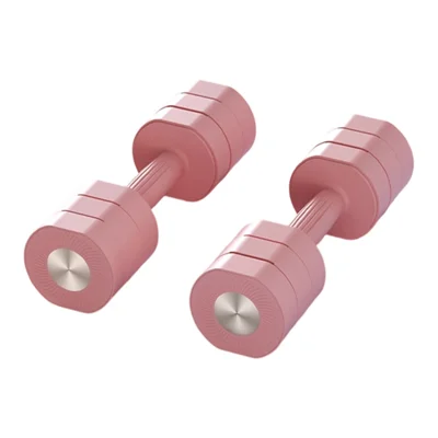 1 Paio di Manubri Regolabili da 3 kg, Manubri con Cambio Rapido, Attrezzatura per Fitness Sportivo Domestico - Rosa