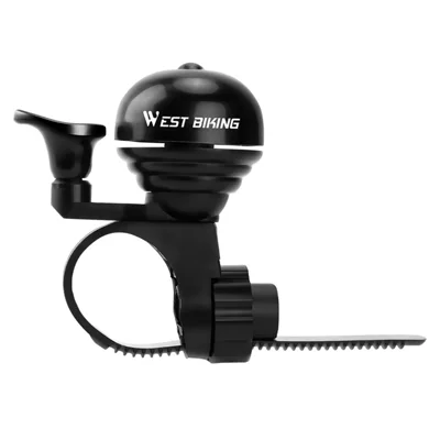 WEST BIKING YP0706057 Bicycle Bell for Mountain Road Bike High Decibel Cycling Warning Horn - Black