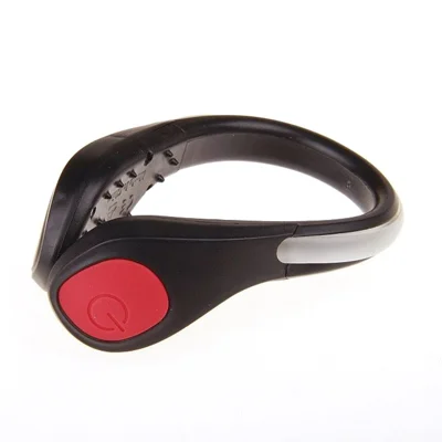 Outdoor LED Shoe Clip Light for Night Running Cycling Clip-on Flashing Safety Warning Lamp - Red