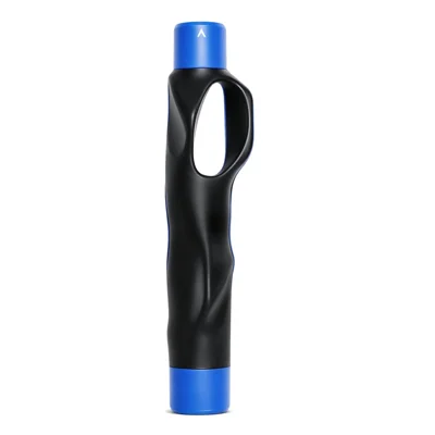TA021 Golf Grip Trainer Left-Handed Finger Hole Soft TPE Posture Corrector for Golf Swing Practice - Blue
