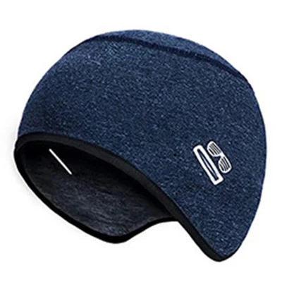 T5363 Outdoor Sports Wintermuts voor Wintersporten met Gaten voor Bril - Blauw