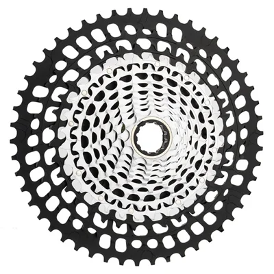 ZTTO 12-Speed 10-50T Mountain Bike XD Cassette Lightweight MTB Freewheel Sprocket - Black+Silver