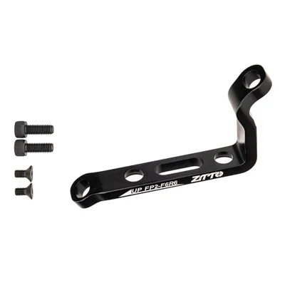 ZTTO Aluminum Alloy Post to Flat Mount Disc Brake Adapter for Road and Mountain Bikes - 160mm