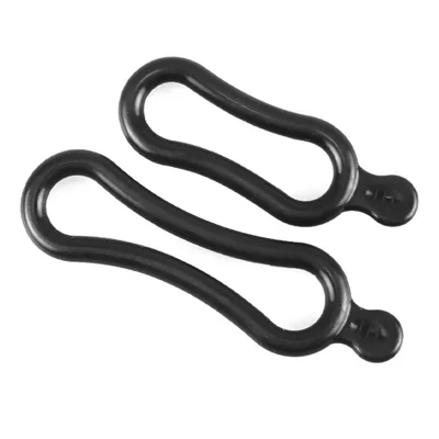 2-Piece Silicone Bicycle Light Fixing Strap Set (Single-Hole Short, Single-Hole Long)