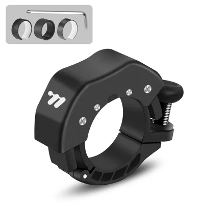 WEST BIKING Mountain Road Bike Bell Aluminum Alloy Loud Crisp Bicycle Warning Ring - Black